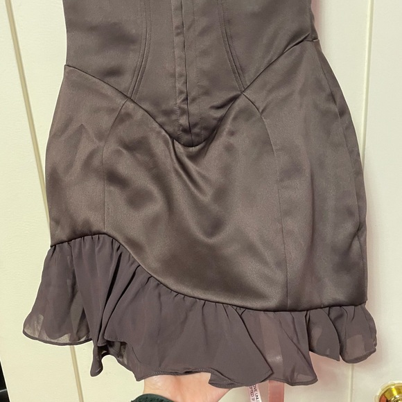 NWT House of CB Dionne Ruffle Corset Mini Dress - Picture 3 of 8